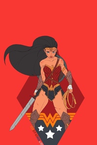 Wonder Woman Poly 4k