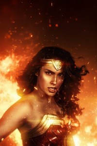 Wonder Woman Power In Peace (1080x2280) Resolution Wallpaper