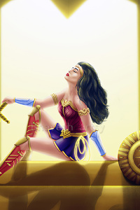 Wonder Woman Pride (720x1280) Resolution Wallpaper