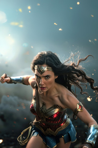 Wonder Woman Protector Of Worlds (800x1280) Resolution Wallpaper