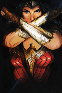 Wonder Woman Sketch Art