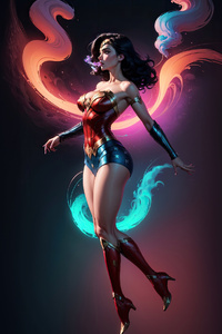 Wonder Woman Strength (240x320) Resolution Wallpaper