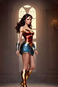 Wonder Woman The Iconic Amazonian Warrior (750x1334) Resolution Wallpaper