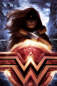 Wonder Woman The Real Knight (320x480) Resolution Wallpaper