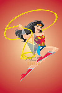 Wonder Woman Vector Art 4k