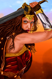 Wonder Woman Warrior 4k Artwork