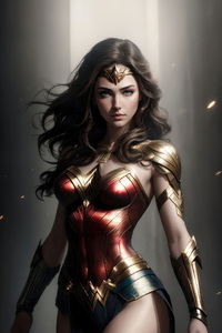 Wonder Woman Warrior For Justice (1080x2280) Resolution Wallpaper