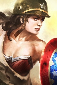 Wonder Woman Warrior (480x800) Resolution Wallpaper