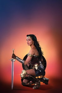 Wonder Woman Warrior Spirit Unleashed (720x1280) Resolution Wallpaper