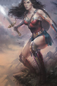 Wonder Womangirl (1440x2560) Resolution Wallpaper