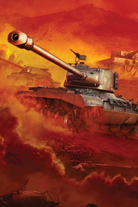 World Of Tanks Game 4k (480x854) Resolution Wallpaper