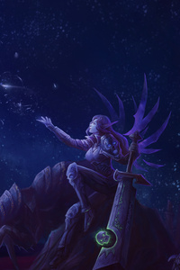 World Of Warcraft Battle For Azeroth Fan Art (640x1136) Resolution Wallpaper