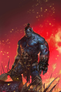 World Of Warcraft Warlords Of Draenor 4k (640x1136) Resolution Wallpaper