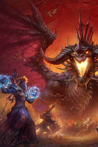 World War Warcraft Game 4k (640x960) Resolution Wallpaper