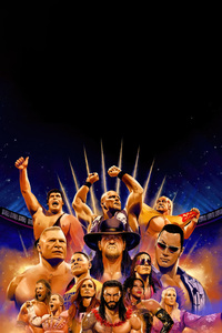 Wwe 2k24 Forty Years Of Wrestlemania (240x320) Resolution Wallpaper