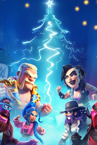 Wwe X Clash Of Clans (2160x3840) Resolution Wallpaper