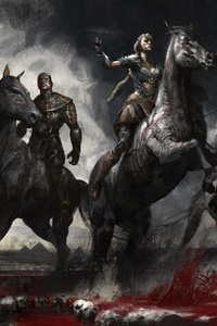 X Men Apocalypse Ancient Horsemen 4k (1080x2160) Resolution Wallpaper