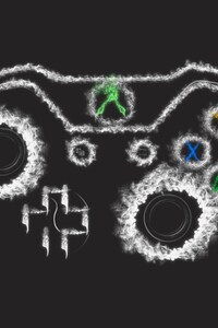 Xbox Controller Art (640x1136) Resolution Wallpaper