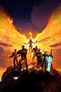 Xmen Team Marvel Contest Of Champions (1080x1920) Resolution Wallpaper