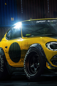 Yellow Cool Sport Car (360x640) Resolution Wallpaper