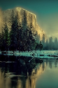 Yosemite Park Landscape Sunrise