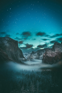 Yosemite Valley Landscape 4k (640x1136) Resolution Wallpaper