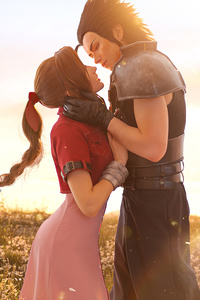 Zack Fair And Aerith Cosplay 4k