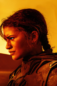 Zendaya As Chani In Dune 2 (1440x2960) Resolution Wallpaper