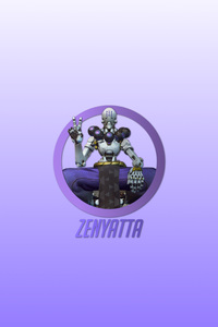 Zenyatta Overwatch Hero (240x400) Resolution Wallpaper