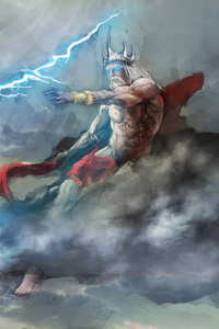 Zeus The King Of The God (240x400) Resolution Wallpaper