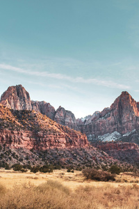 Zion National Park Springdale Utah Usa (320x568) Resolution Wallpaper